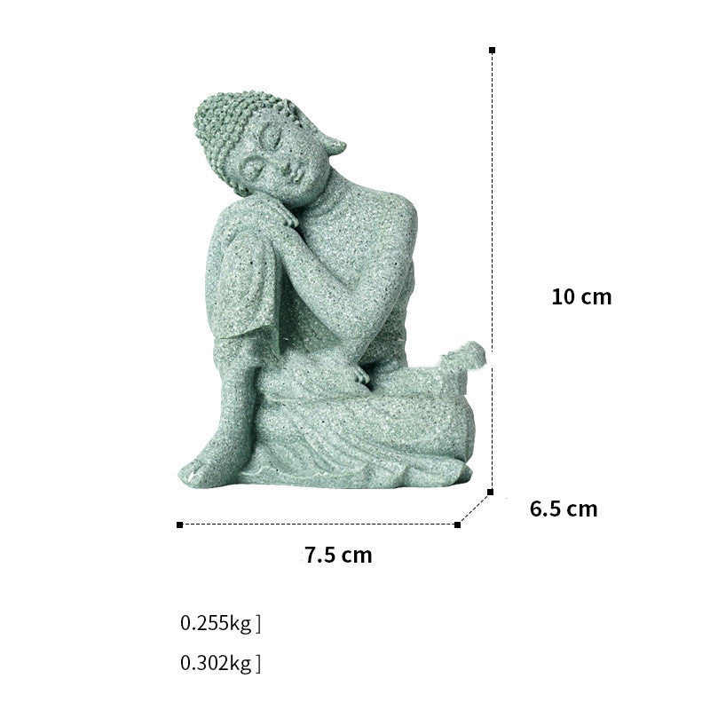 New Stone Buddha Crafts Creative Ornament Home Decor