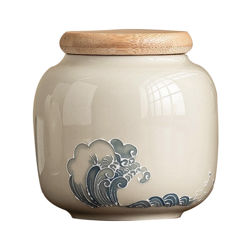 Hand-painted Pile Carving HAILANG Tea Pot